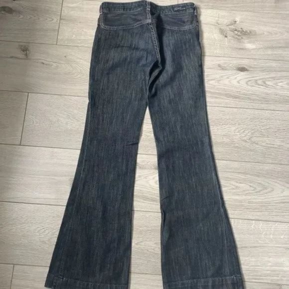 Citizens of Humanity blue denim low waist boot cut trouser fit stretch size 26 W - Picture 2 of 12